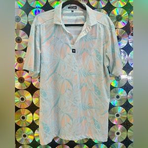 Bad Birdie Mens XL golf polo shirt pastel